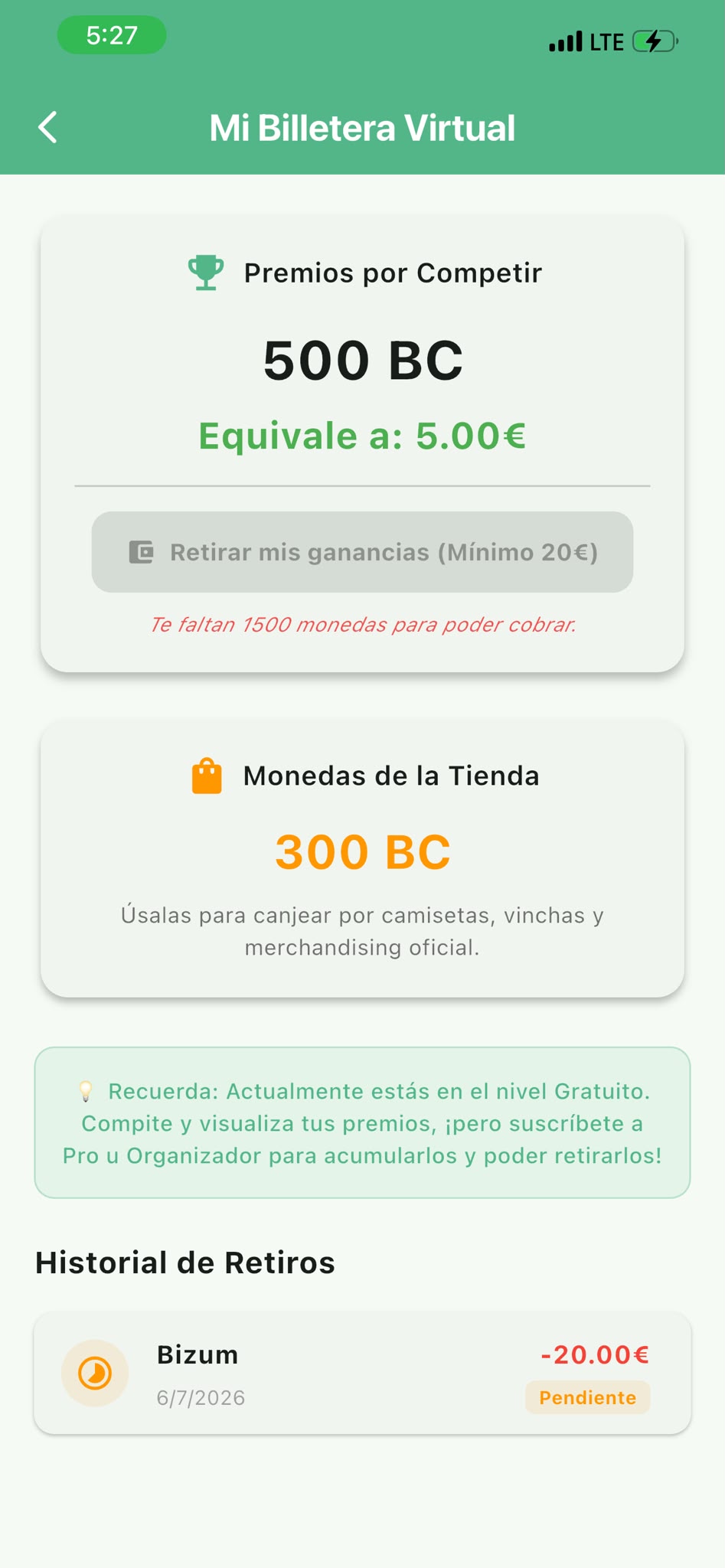 Monedas Virtuales y Medallas