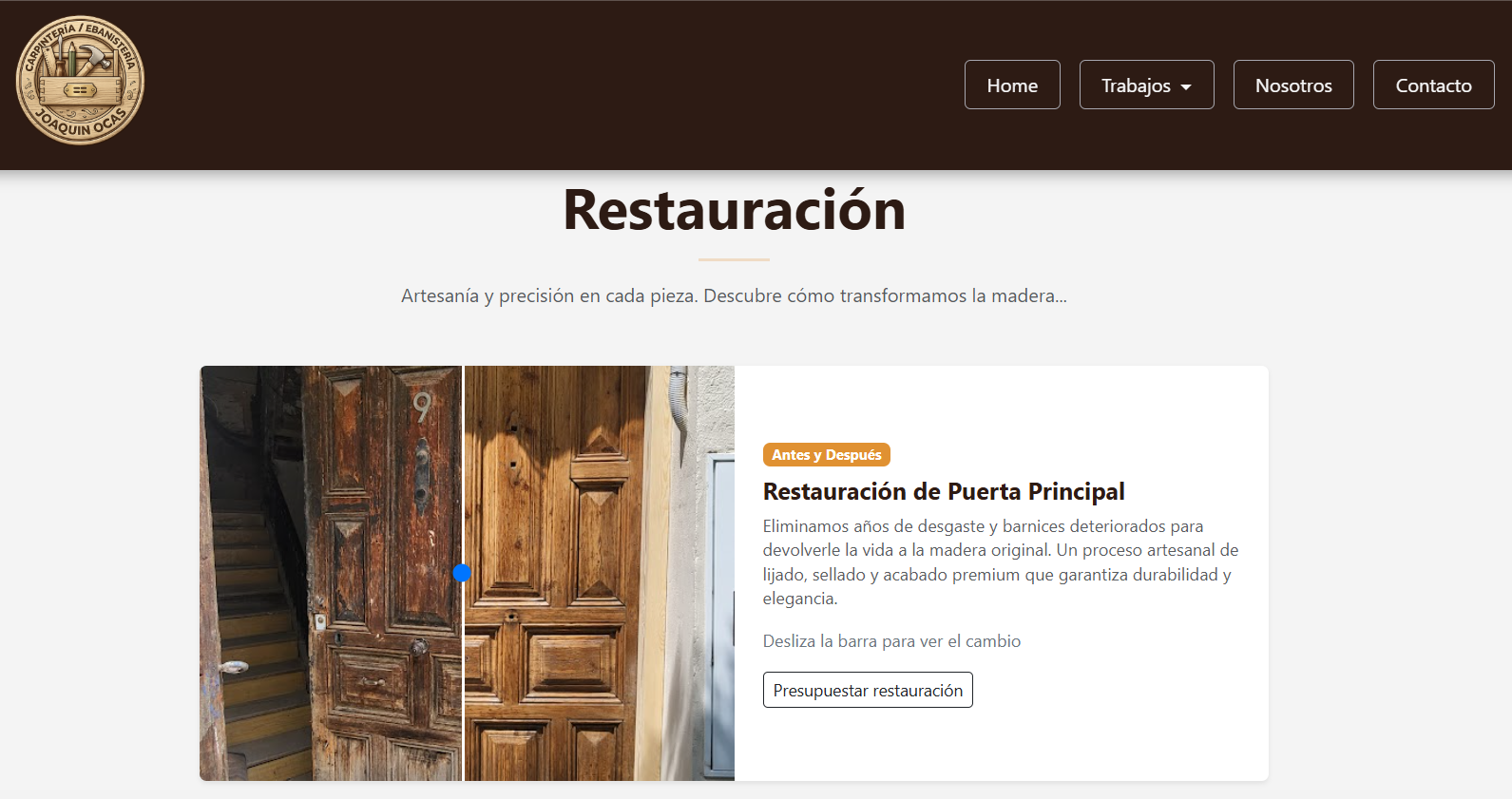 Catálogo de Servicios y Trabajos