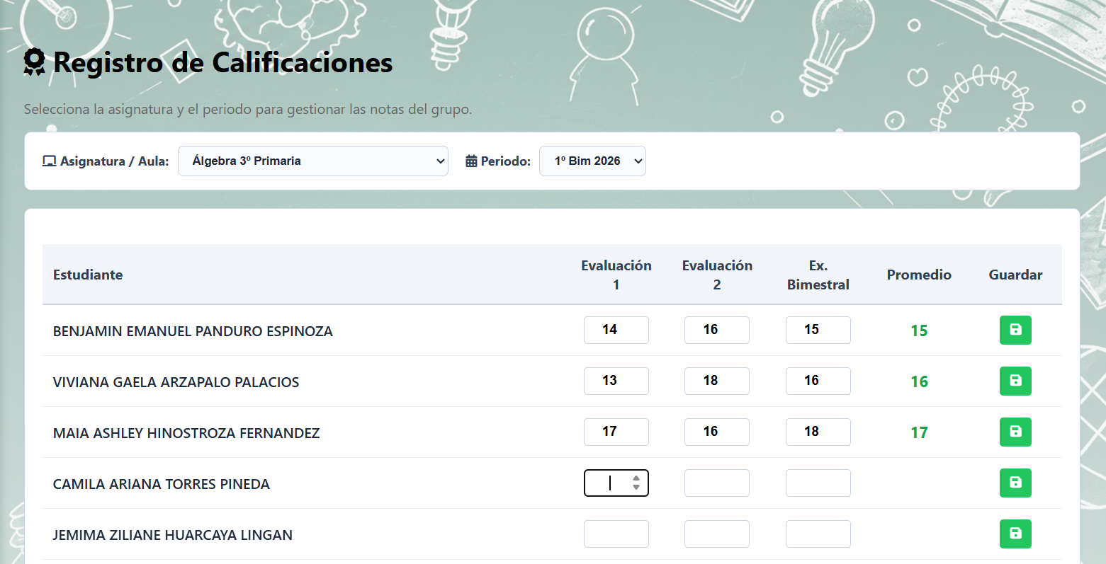 Demo de Intranet Escolar 2